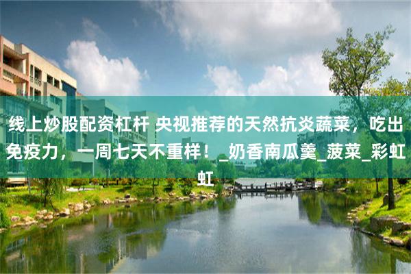 线上炒股配资杠杆 央视推荐的天然抗炎蔬菜，吃出免疫力，一周七天不重样！_奶香南瓜羹_菠菜_彩虹
